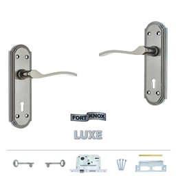 M7K10 - 2 Lever Lockset Ballerina 6"